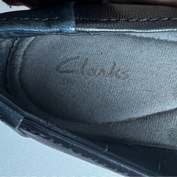 Clark’s Women’s Bendables Black Leather Flats Size 9.5 - Picture 7 of 8